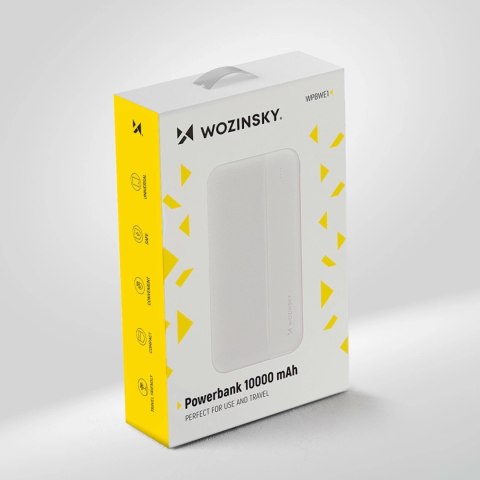 Wozinsky powerbank Li-Po 10000mAh 2 x USB biały (WPBWE1) Wozinsky powerbank Li-Po 10000mAh 2 x USB biały (WPBWE1)