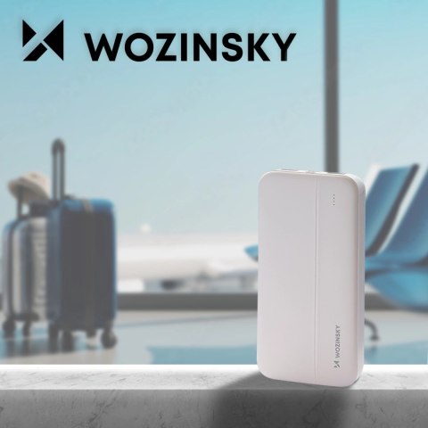 Wozinsky powerbank Li-Po 10000mAh 2 x USB biały (WPBWE1) Wozinsky powerbank Li-Po 10000mAh 2 x USB biały (WPBWE1)