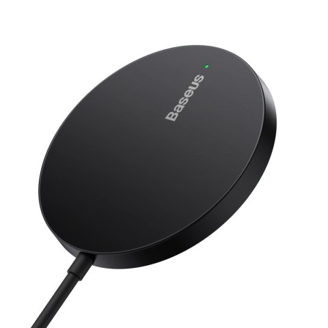 Baseus Simple Mini3 ładowarka indukcyjna MagSafe 15W czarny Baseus Simple Mini3 ładowarka indukcyjna MagSafe 15W czarny