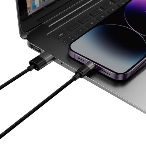 Kabel 3w1 USB - micro USB / Lightning / USB C 3.5A 1.2m Baseus StarSpeed - czarny Kabel 3w1 USB - micro USB / Lightning / USB C 3.5A 1.2m Baseus StarSpeed - czarny