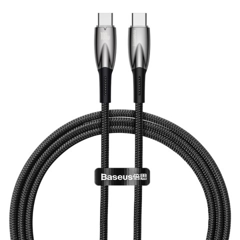 Kabel Baseus CADH000701 USB-C - USB-C PD 100W 5A 480Mb/s 1m - czarny Kabel Baseus CADH000701 USB-C - USB-C PD 100W 5A 480Mb/s 1m - czarny
