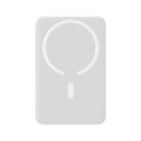 Powerbank Baseus Magnetic Mini 10000mAh USB-C PD 20W / MagSafe 15W - biały + kabel USB-C