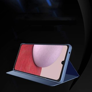 Clear View Case etui do Samsung Galaxy A14 pokrowiec z klapką czarne