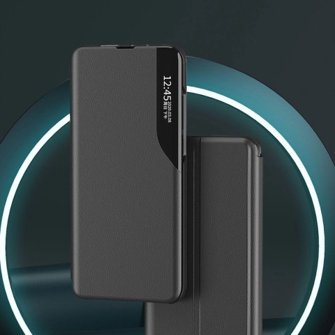 Eco Leather View Case etui do Samsung Galaxy A14 z klapką podstawka czarne Eco Leather View Case etui do Samsung Galaxy A14 z klapką podstawka czarne