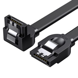 UGREEN kabel kątowy SATA 3.0 0.5m czarny (US217)