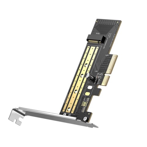 Ugreen karta rozszerzeń adapter dysku M.2 NVMe SATA (M, M+B key) PCIe 3.0 x4 32Gbps (CM302) Ugreen karta rozszerzeń adapter dysku M.2 NVMe SATA (M, M+B key) PCIe 3.0 x4 32Gbps (CM302)