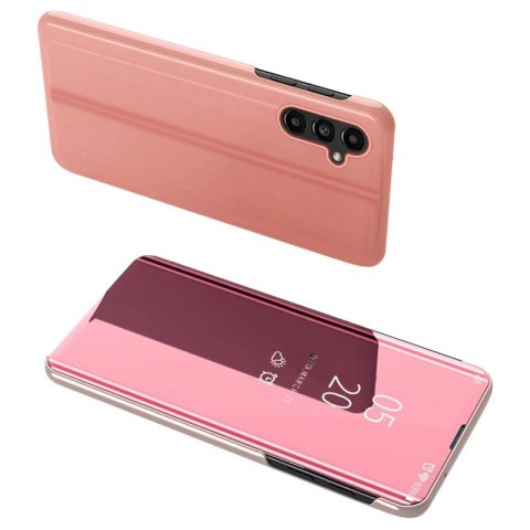 Clear View Case etui Samsung Galaxy A54 5G pokrowiec z klapką różowe Clear View Case etui Samsung Galaxy A54 5G pokrowiec z klapką różowe