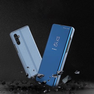 Clear View Case etui Samsung Galaxy A54 5G pokrowiec z klapką różowe