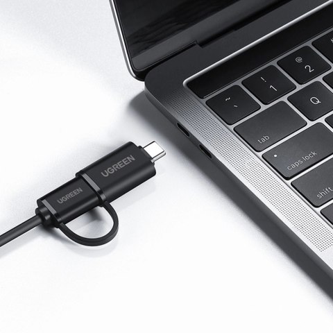 Ugreen HUB 4w1 USB-C - 4xUSB 3.0 5Gb/s 1m czarny (CR113) Ugreen HUB 4w1 USB-C - 4xUSB 3.0 5Gb/s 1m czarny (CR113)