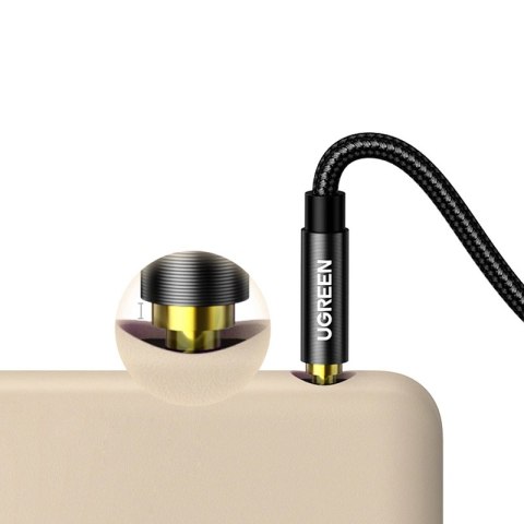 Ugreen kabel audio AUX wtyczka kątowa minijack 3,5 mm 2m niebieski (AV112) Ugreen kabel audio AUX wtyczka kątowa minijack 3,5 mm 2m niebieski (AV112)