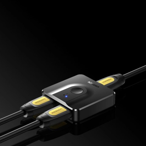 Ugreen switch przełącznik rozdzielacz HDMI - 2x HDMI 4K 60Hz czarny (CM217)