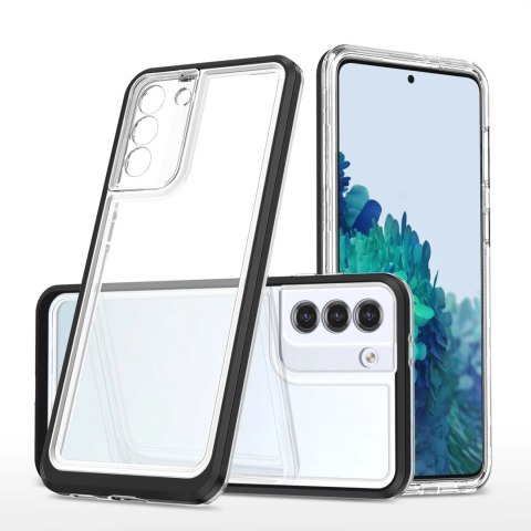Clear 3in1 etui do Samsung Galaxy S23 silikonowy pokrowiec z ramką czarne Clear 3in1 etui do Samsung Galaxy S23 silikonowy pokrowiec z ramką czarne
