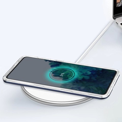 Clear 3in1 etui do Samsung Galaxy S23+ silikonowy pokrowiec z ramką niebieskie Clear 3in1 etui do Samsung Galaxy S23+ silikonowy pokrowiec z ramką niebieskie