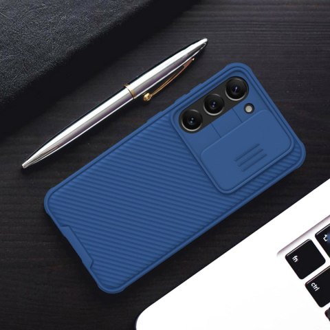 Nillkin CamShield Pro Case etui Samsung Galaxy S23+ pokrowiec z osłoną na aparat niebieskie