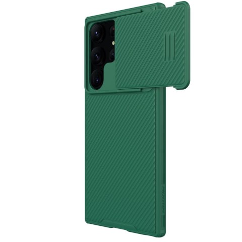 Nillkin CamShield S Case etui Samsung Galaxy S23 Ultra pancerny pokrowiec osłona na aparat zielone
