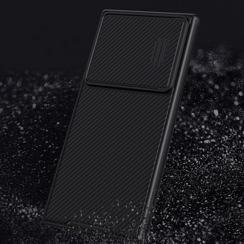 Nillkin CamShield S Case etui Samsung Galaxy S23 Ultra pancerny pokrowiec osłona na aparat zielone