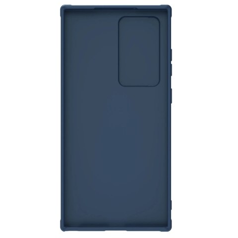Nillkin Textured S Case etui Samsung Galaxy S22 Ultra pancerny pokrowiec z osłoną na aparat niebieskie