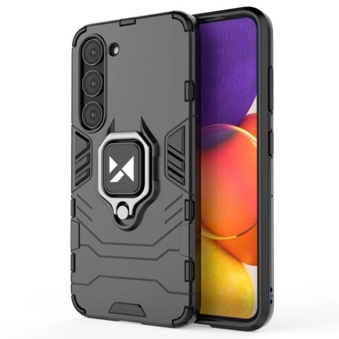 Wozinsky Ring Armor etui Samsung Galaxy S23 pancerny pokrowiec uchwyt magnetyczny ring czarne Wozinsky Ring Armor etui Samsung Galaxy S23 pancerny pokrowiec uchwyt magnetyczny ring czarne
