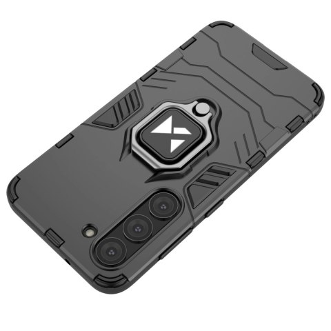 Wozinsky Ring Armor etui Samsung Galaxy S23 pancerny pokrowiec uchwyt magnetyczny ring czarne Wozinsky Ring Armor etui Samsung Galaxy S23 pancerny pokrowiec uchwyt magnetyczny ring czarne