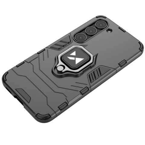 Wozinsky Ring Armor etui Samsung Galaxy S23 pancerny pokrowiec uchwyt magnetyczny ring czarne Wozinsky Ring Armor etui Samsung Galaxy S23 pancerny pokrowiec uchwyt magnetyczny ring czarne