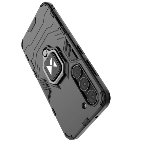 Wozinsky Ring Armor etui Samsung Galaxy S23 pancerny pokrowiec uchwyt magnetyczny ring czarne Wozinsky Ring Armor etui Samsung Galaxy S23 pancerny pokrowiec uchwyt magnetyczny ring czarne