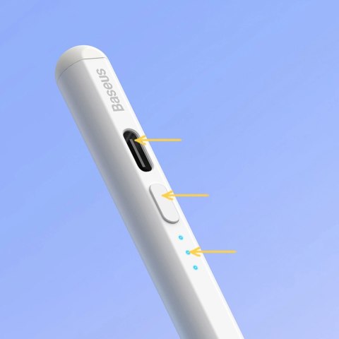 Aktywny / pasywny rysik stylus do iPad Baseus Smooth Writing 2 SXBC060302 - biały