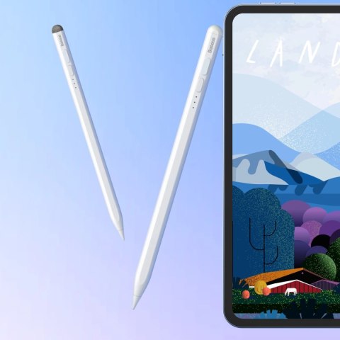 Aktywny rysik stylus do iPad Baseus Smooth Writing 2 SXBC060202 - biały