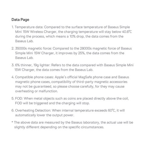 Baseus Simple Mini3 ładowarka magnetyczna MagSafe Qi 15W niebieska Baseus Simple Mini3 ładowarka magnetyczna MagSafe Qi 15W niebieska