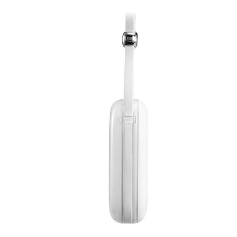 Joyroom powerbank 10000mAh Jelly Series 22.5W z wbudowanym kablem Lightning biały (JR-L003)
