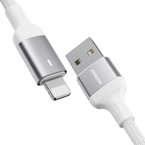 Kabel Joyroom Extraordinary Series A10 USB-A / Lightning 2.4A 1.2 m - biały Kabel Joyroom Extraordinary Series A10 USB-A / Lightning 2.4A 1.2 m - biały