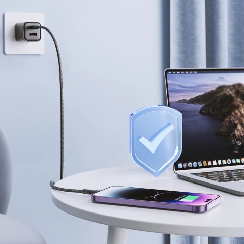Kabel Joyroom Surpass Series A11 Lightning / USB-C 20W 1.2 m - czarny Kabel Joyroom Surpass Series A11 Lightning / USB-C 20W 1.2 m - czarny