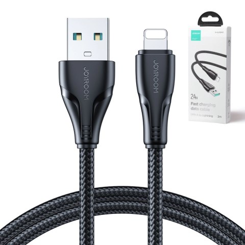 Kabel Joyroom Surpass Series A11 USB-A / Lightning 2.4A 2 m - czarny Kabel Joyroom Surpass Series A11 USB-A / Lightning 2.4A 2 m - czarny