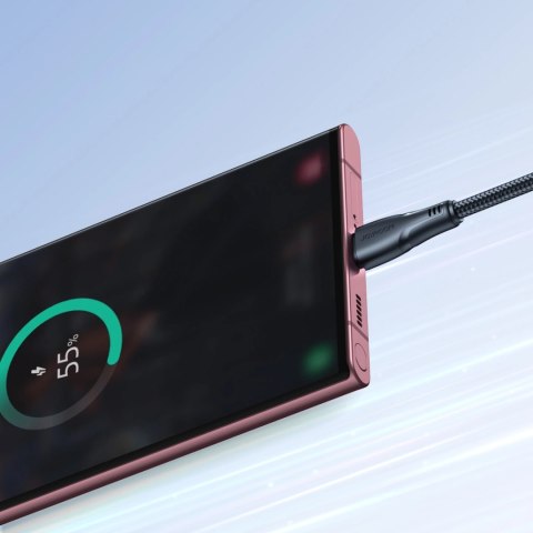 Kabel Joyroom Surpass Series A11 USB-A / USB-C 3A 1.2 m - czarny Kabel Joyroom Surpass Series A11 USB-A / USB-C 3A 1.2 m - czarny