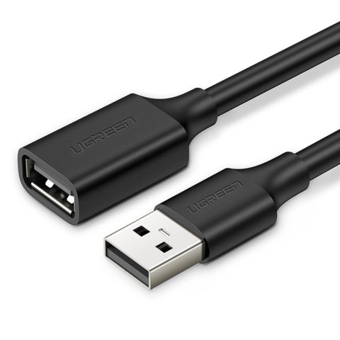 Ugreen kabel przedłużacz USB (męski) - USB (żeński) 2.0 480Mb/s 1.5m czarny (US103) Ugreen kabel przedłużacz USB (męski) - USB (żeński) 2.0 480Mb/s 1.5m czarny (US103)