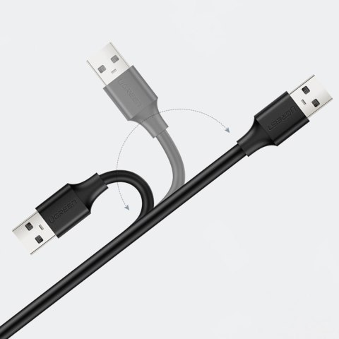 Ugreen kabel przedłużacz USB (męski) - USB (żeński) 2.0 480Mb/s 1.5m czarny (US103) Ugreen kabel przedłużacz USB (męski) - USB (żeński) 2.0 480Mb/s 1.5m czarny (US103)