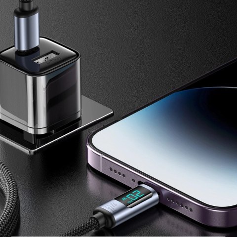 Kabel Joyroom Prism Series A16 Lightning / USB-C PD 20W 1.2m - czarny Kabel Joyroom Prism Series A16 Lightning / USB-C PD 20W 1.2m - czarny