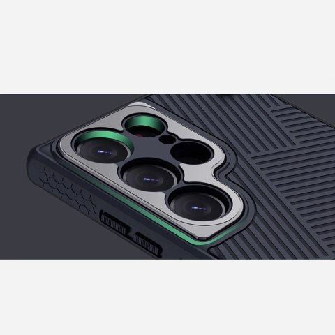 Nillkin Strap Case etui do Samsung Galaxy S23 Ultra pancerny pokrowiec z paskiem na rękę niebieskie Nillkin Strap Case etui do Samsung Galaxy S23 Ultra pancerny pokrowiec z paskiem na rękę niebieskie