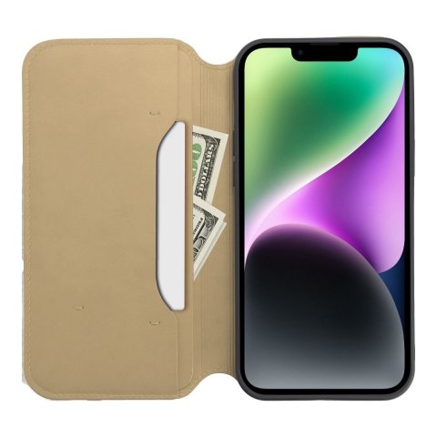Kabura DUAL POCKET Book do IPHONE 16 Plus złoty Kabura DUAL POCKET Book do IPHONE 16 Plus złoty