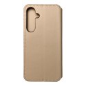 Kabura DUAL POCKET Book do SAMSUNG S25 Plus złoty