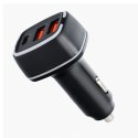 PAVAREAL ładowarka samochodowa 2 x USB A + Typ C PD 4,8A 20W PA-CC65 czarna PAVAREAL ładowarka samochodowa 2 x USB A + Typ C PD 4,8A 20W PA-CC65 czarna