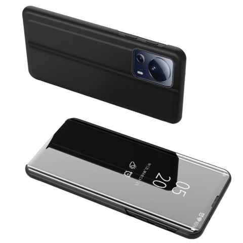 Clear View Case etui do Xiaomi 13 Lite pokrowiec z klapką czarne Clear View Case etui do Xiaomi 13 Lite pokrowiec z klapką czarne