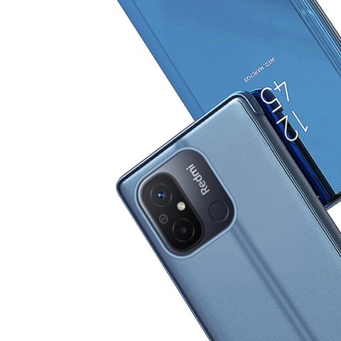 Clear View Case etui do Xiaomi Redmi 11A / Poco C55 / Redmi 12C pokrowiec z klapką czarne Clear View Case etui do Xiaomi Redmi 11A / Poco C55 / Redmi 12C pokrowiec z klapką czarne