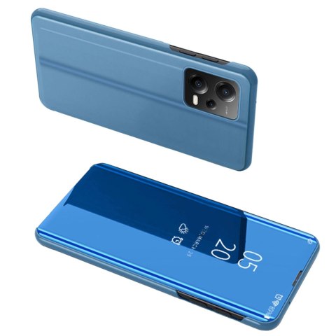 Clear View Case etui do Xiaomi Redmi Note 12 5G / Poco X5 5G pokrowiec z klapką niebieskie Clear View Case etui do Xiaomi Redmi Note 12 5G / Poco X5 5G pokrowiec z klapką niebieskie