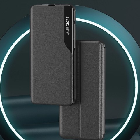 Eco Leather View Case etui do Samsung Galaxy A24 4G z klapką podstawka czarne Eco Leather View Case etui do Samsung Galaxy A24 4G z klapką podstawka czarne