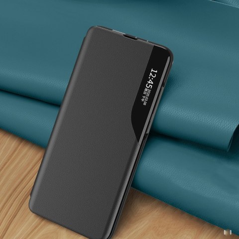 Eco Leather View Case etui do Samsung Galaxy A24 4G z klapką podstawka czarne Eco Leather View Case etui do Samsung Galaxy A24 4G z klapką podstawka czarne