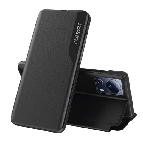 Eco Leather View Case etui do Xiaomi 13 Lite z klapką podstawka czarne Eco Leather View Case etui do Xiaomi 13 Lite z klapką podstawka czarne