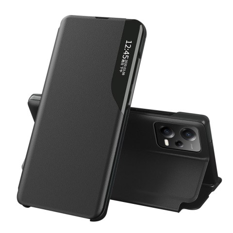Eco Leather View Case etui do Xiaomi Redmi Note 12 Pro / Poco X5 Pro 5G z klapką podstawka czarne Eco Leather View Case etui do Xiaomi Redmi Note 12 Pro / Poco X5 Pro 5G z klapką podstawka czarne