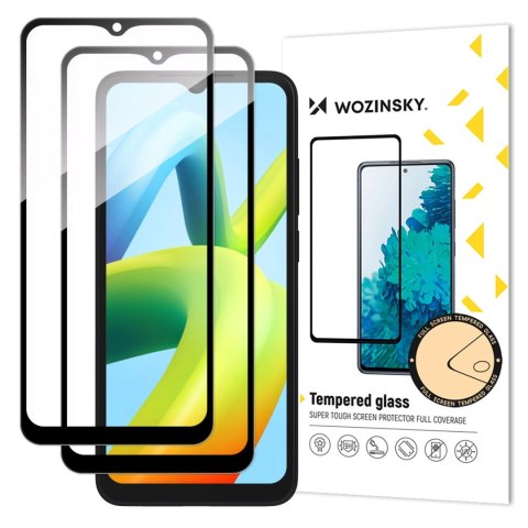 Wozinsky Full Glue Tempered Glass 2x szkło hartowane do Xiaomi Redmi A2 / Redmi A1 9H na cały ekran z czarną ramką Wozinsky Full Glue Tempered Glass 2x szkło hartowane do Xiaomi Redmi A2 / Redmi A1 9H na cały ekran z czarną ramką