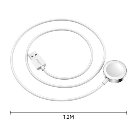 Indukcyjna ładowarka do Apple Watch z kablem USB 1,2 m Joyroom S-IW001S biała