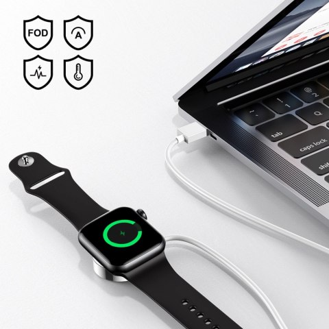 Indukcyjna ładowarka do Apple Watch z kablem USB 1,2 m Joyroom S-IW001S biała